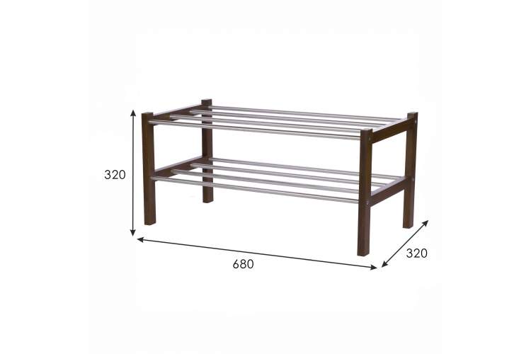 Обувница Атлас средне-коричневый-3