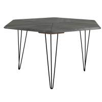 Стол журнальный BeautyStyle 23 орех гикори grey/черный в гостиную