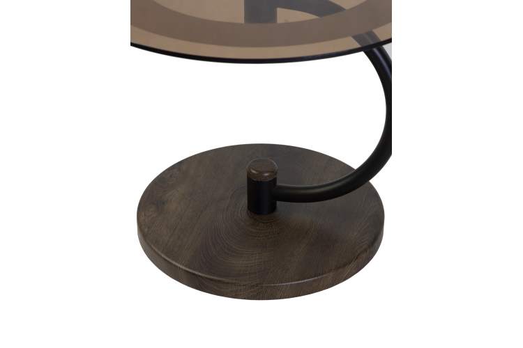 Стол журнальный Дуэт 13Н черный/дуб маррон/тонированное-2