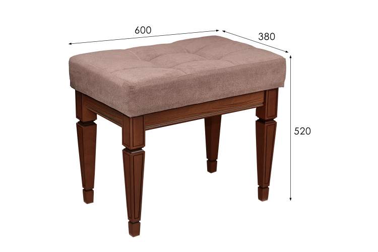 Банкетка Мариус М 95 орех/ATLANTA DESERT-6