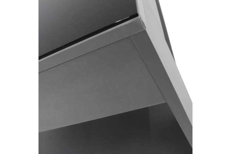 Стол журнальный BeautyStyle 26 графит темный U961/стекло черное-3