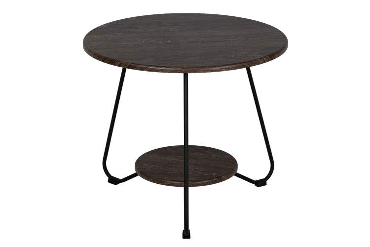 Стол журнальный BeautyStyle 38 дуб шоле коричневый/черный-1