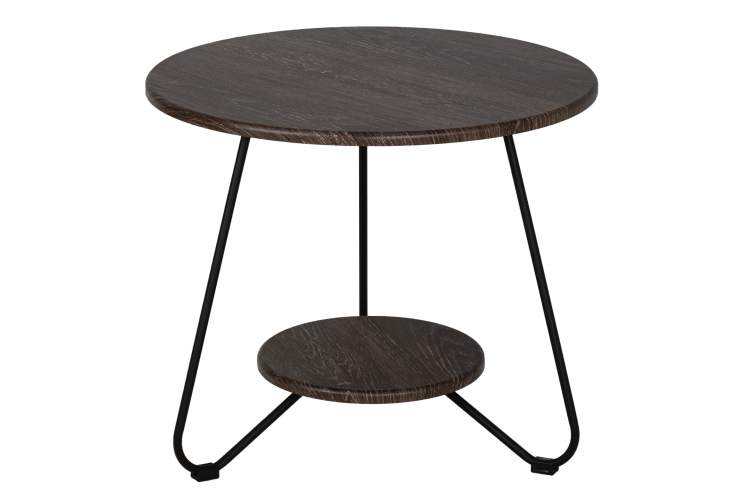 Стол журнальный BeautyStyle 38 дуб шоле коричневый/черный-2