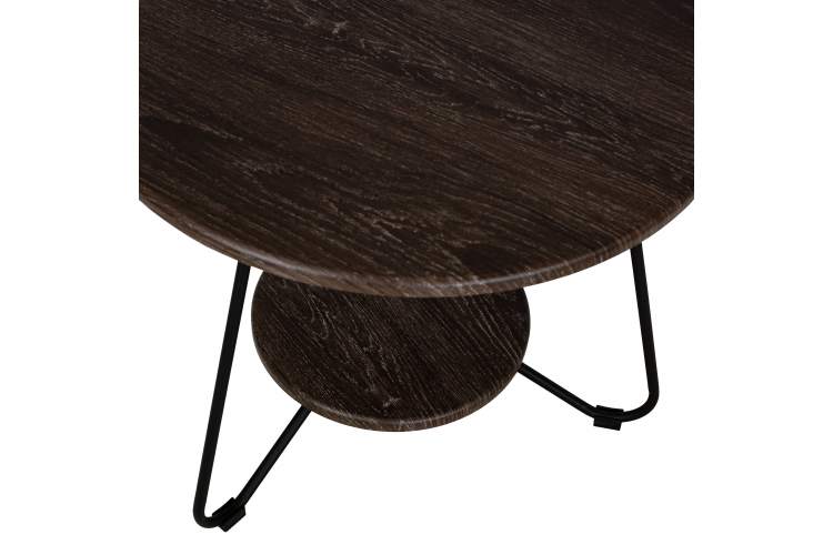 Стол журнальный BeautyStyle 38 дуб шоле коричневый/черный-6