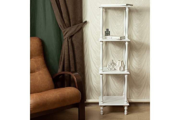 Этажерка П 8 белый-7