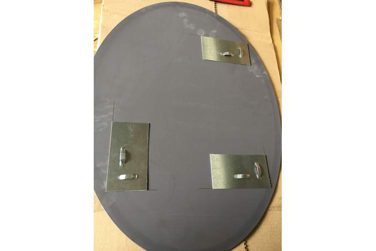 Зеркало настенное Сельетта-3 Овал 60 см х 45 см (фацет10 мм)-1