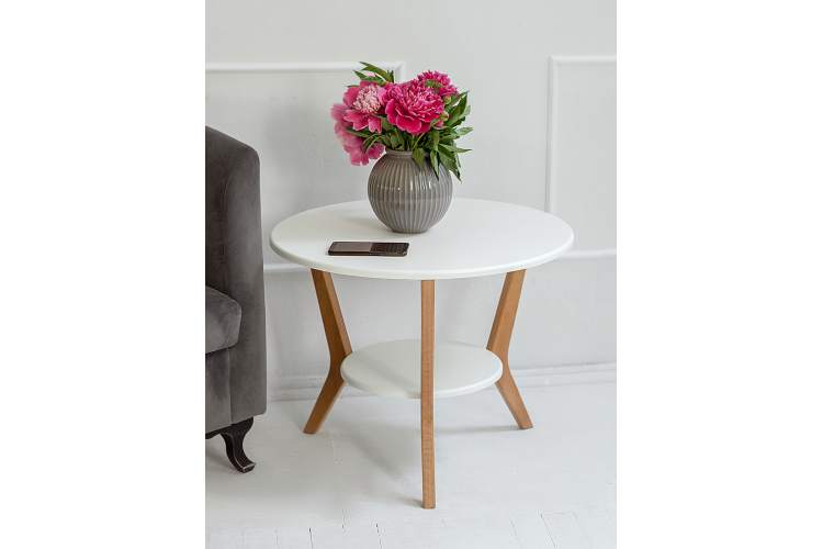 Стол журнальный BeautyStyle 13 белый/бук-11