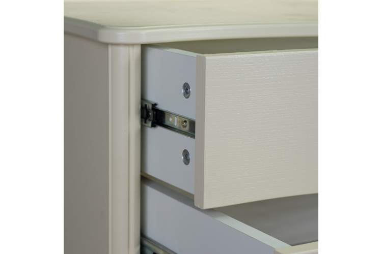 Тумбочка Джульетта широкая 2 ящика дуб шампань Л-3