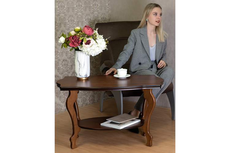 Стол журнальный Берже 1 средне-коричневый-10