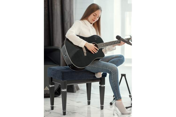 Банкетка Васко В 97Н венге/серебро-10