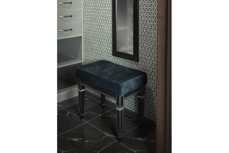 Банкетка Васко В 97Н венге/серебро-8