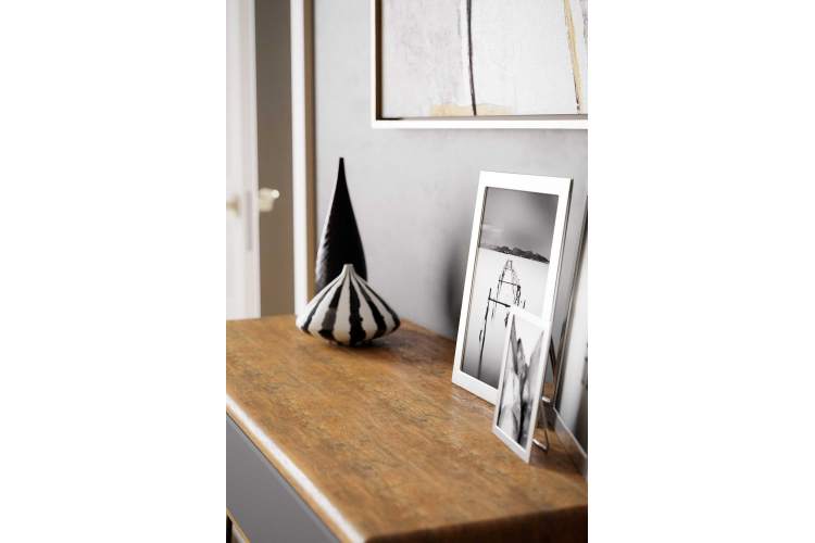 Стол-консоль Телфорд дуб американский/графит-5