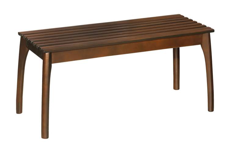 Скамья для прихожей массив, каркас орех-2