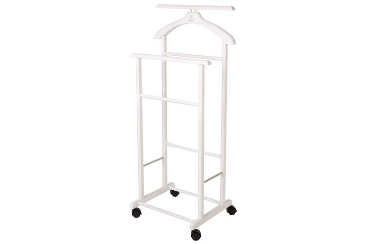 Вешалка костюмная на колесах В 22Н белый