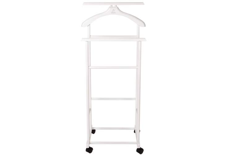 Вешалка костюмная на колесах В 22Н белый-1