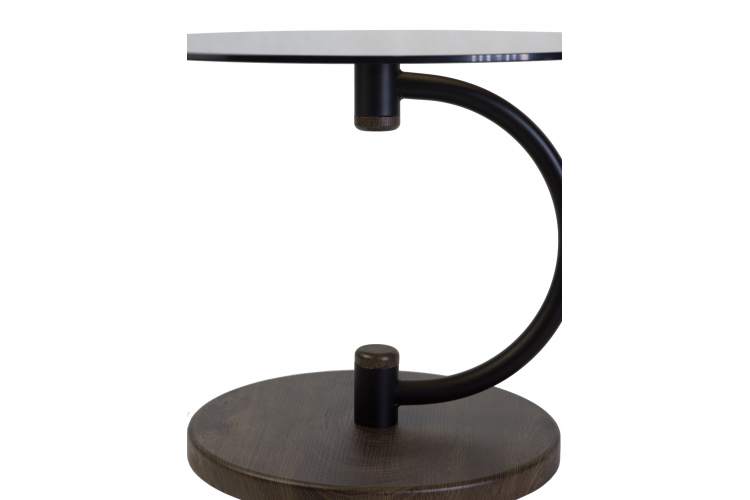 Стол журнальный Дуэт 13Н черный/дуб маррон/тонированное-3