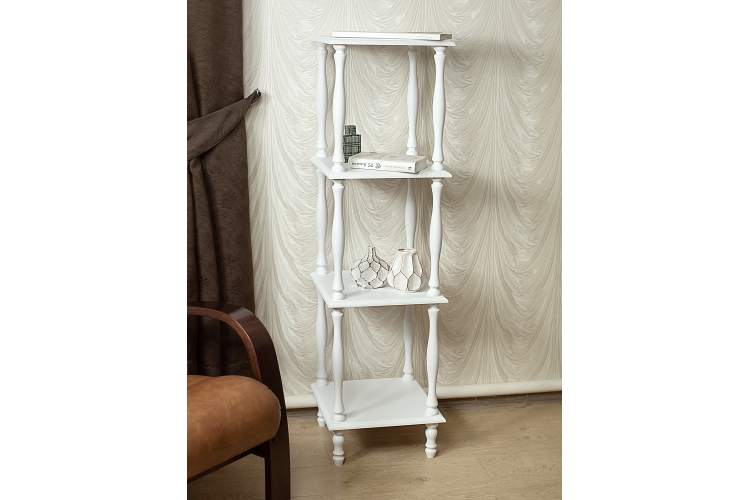 Этажерка П 8 белый-6