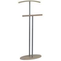 Вешалка костюмная Дэви 2 металлик/дуб сонома Вешалка костюмная Дэви 2 металлик/дуб сонома