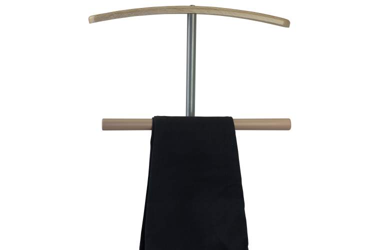 Вешалка костюмная Дэви 2 металлик/дуб сонома-3