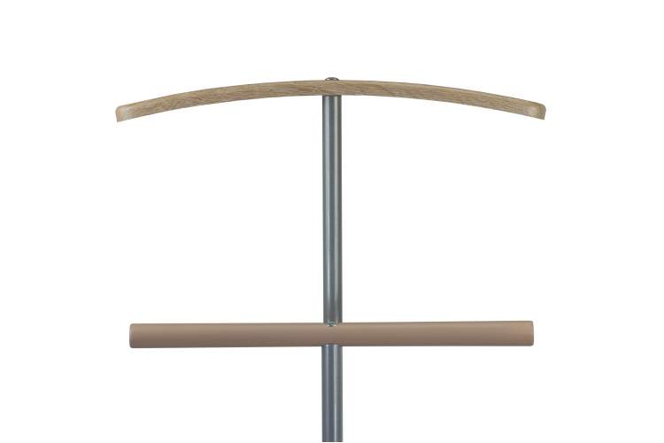 Вешалка костюмная Дэви 2 металлик/дуб сонома-4