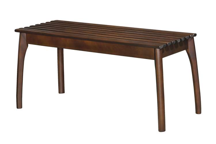 Скамья для прихожей массив, каркас орех