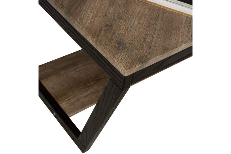 Стол журнальный BeautyStyle 32 дуб крымский состаренный/венге-3