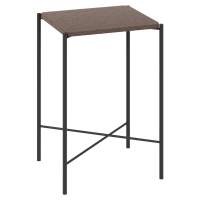 Стол журнальный Лори дуб браун/черный