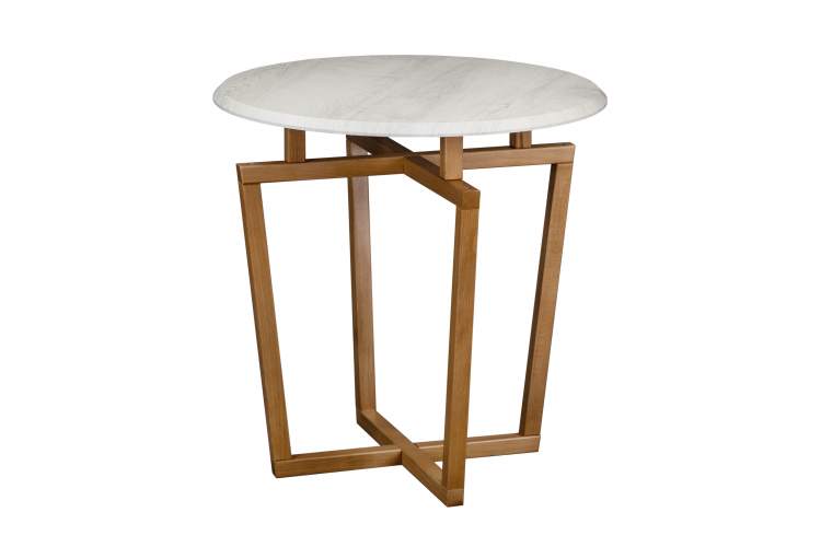 Стол журнальный Рилле 440 пленка дуб дымчатый/ бук