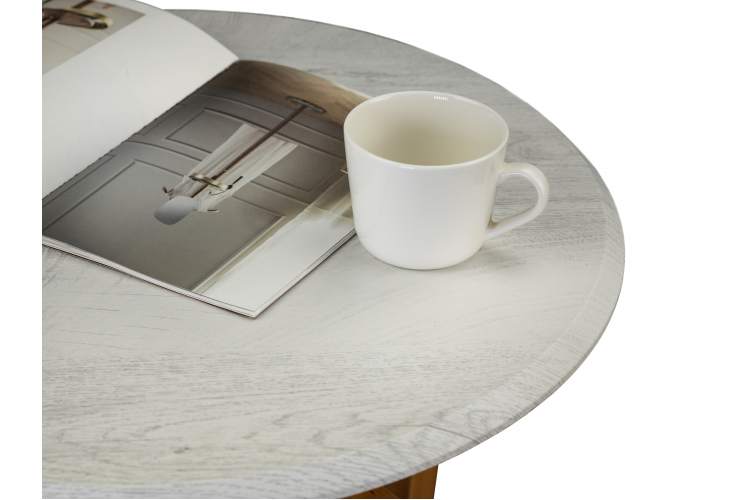 Стол журнальный Рилле 440 пленка дуб дымчатый/ бук-3