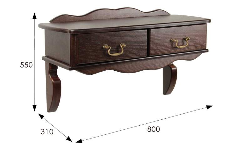 Консоль Берже 20 темно-коричневый-1