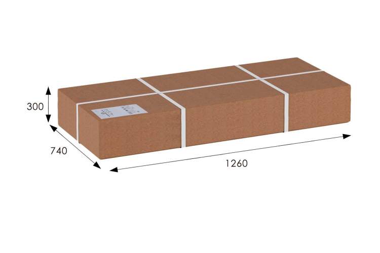 Диван-скамья Массив решетка, каркас орех-5