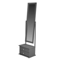 Зеркало с тумбой Селена серый 151 см х 46 см