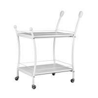 Стол сервировочный Марко белый/белый