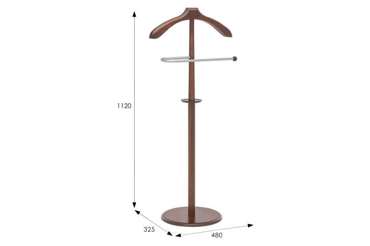 Вешалка костюмная В 25Н средне-коричневый-5