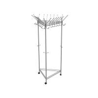 Вешалка напольная на колесах Пико 21 металлик