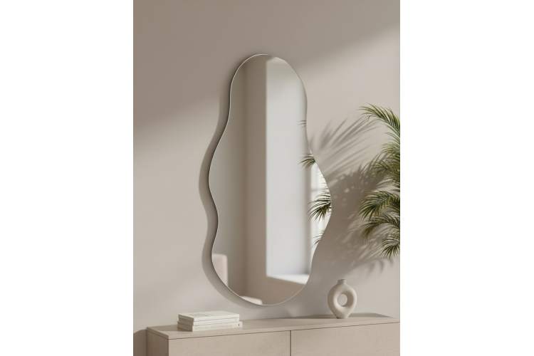 Зеркало настенное фигурное Сельетта-7 110 см х 55.8 см-2