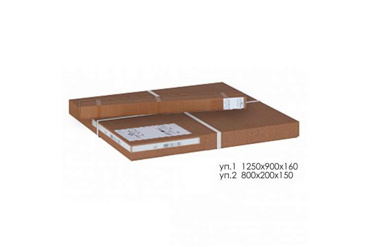 Стол обеденный Тарун 4 раздвижной белый/серебро 120/160*84-4