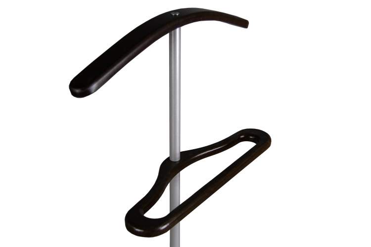 Вешалка костюмная Дэви 3 металлик/венге-1