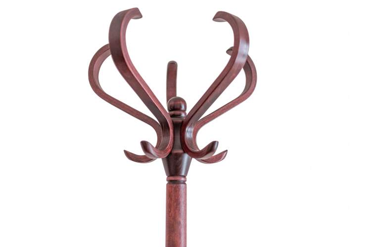 Вешалка напольная В 10Н махагон-3