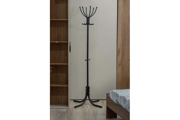 Вешалка напольная М 6 черный-1