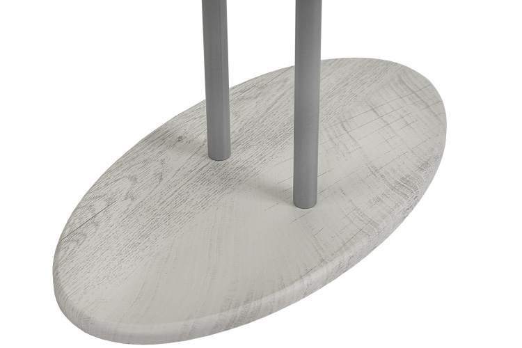 Вешалка костюмная Дэви 2 металлик/дуб дымчатый-4