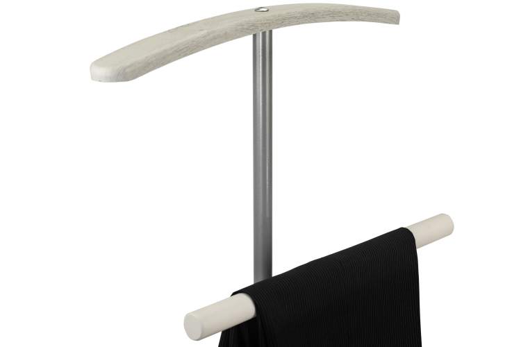 Вешалка костюмная Дэви 2 металлик/дуб дымчатый-5