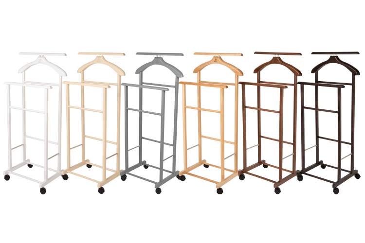 Вешалка костюмная на колесах В 22Н слоновая кость-6