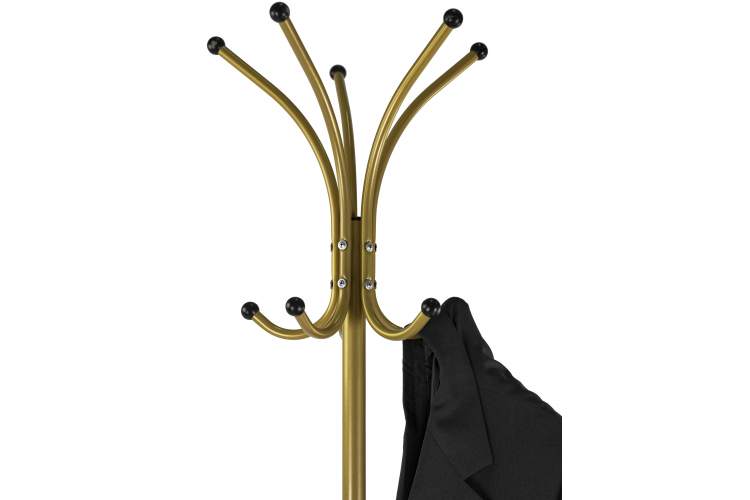 Вешалка напольная Пико 4 золото-4