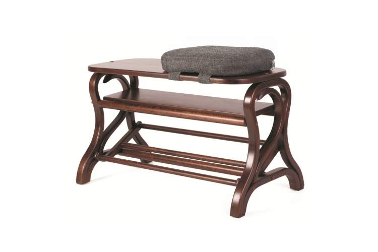 Обувница Диана средне-коричневый/ткань