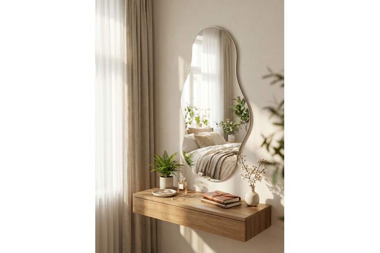 Зеркало настенное фигурное Сельетта-7 110 см х 55.8 см-5