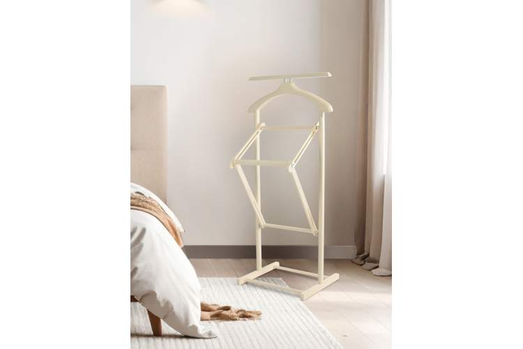 Вешалка костюмная складная В 21Н слоновая кость-5