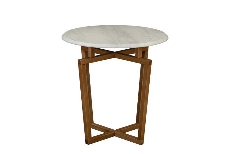 Стол журнальный Рилле 440 пленка дуб дымчатый/ бук-1