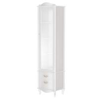 Шкаф-витрина Джульетта, молочный дуб Л