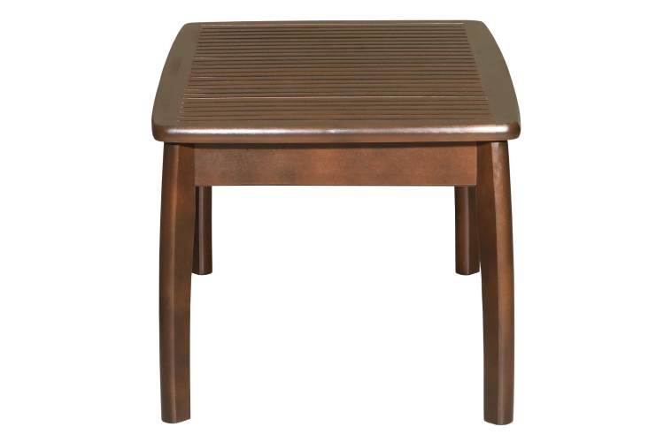 Стол журнальный Массив решетка орех-2